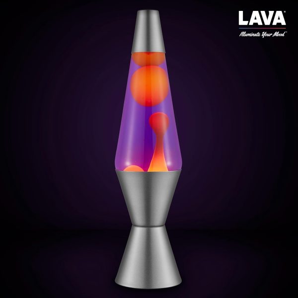 Lava? Lamp - 14.5 Purple Sunset - The Original Motion Light - Yellow Wax and Purple Liquid - Item #2635 (Amazon Exclusive)