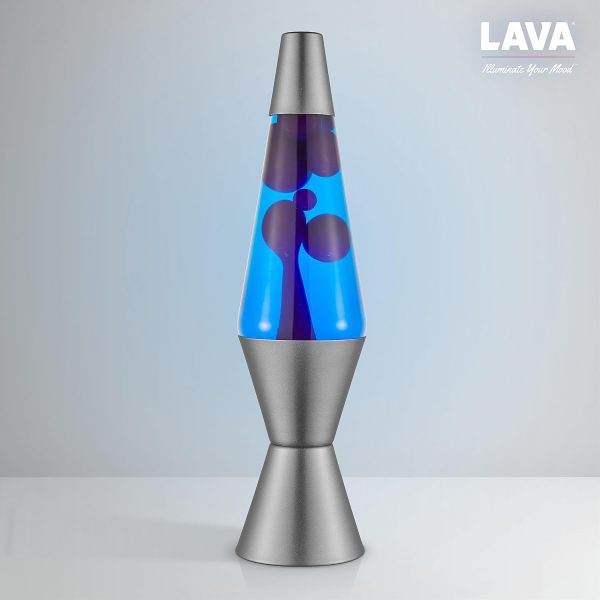 Lava? Lamp - 14.5 Cosmic Wave - The Original Motion Light - Purple Wax and Blue Liquid - Item #2633 (Amazon Exclusive)