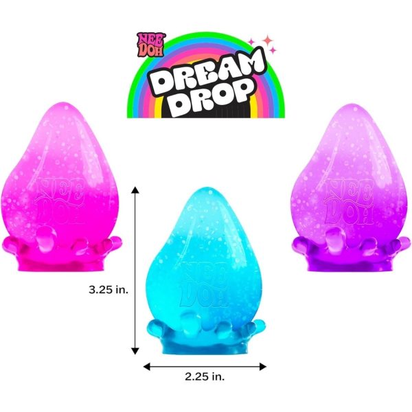 NeeDoh Dream Drop - Smooth Squeeze - 3 Pack