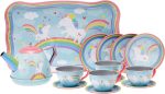 Schylling Schylling Unicorn Tin Tea set
